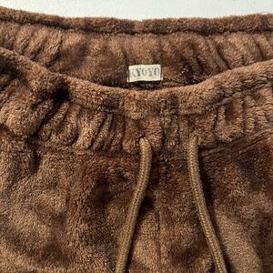 Brown Fleece Joggers